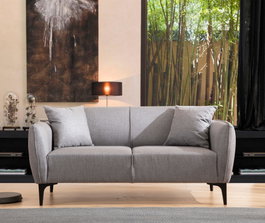 Atelier Del Sofa Sofá de 2 Plazas Belissimo - Gris
